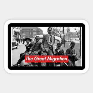 The Great Migration Sticker